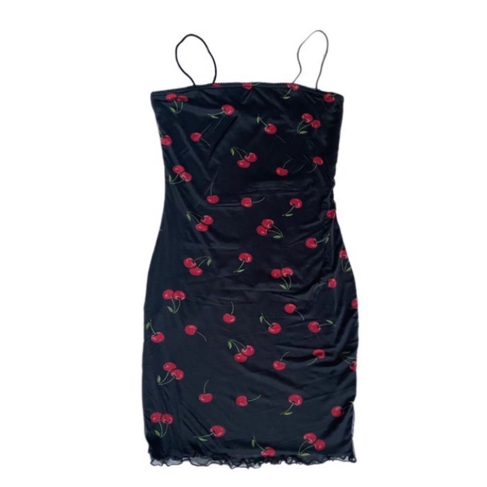 Cherry print dress